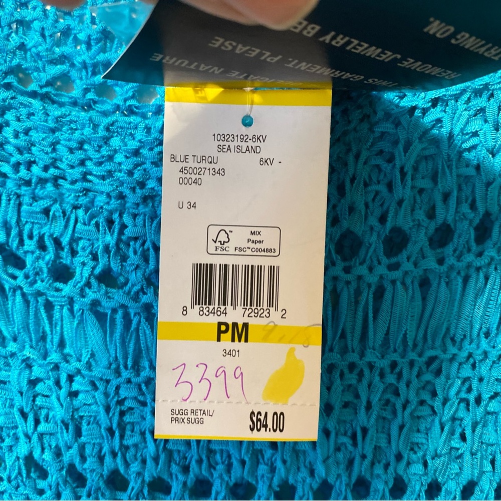 Evan Picone Vibrant Blue Textured Top Petites‎ Short Sleeve Sweater Pullover New - Picture 7 of 11